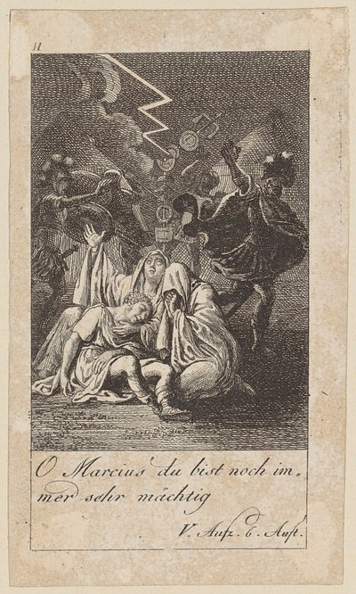 Lámina 11 para el «Coriolano» de Shakespeare de Daniel Nikolaus Chodowiecki