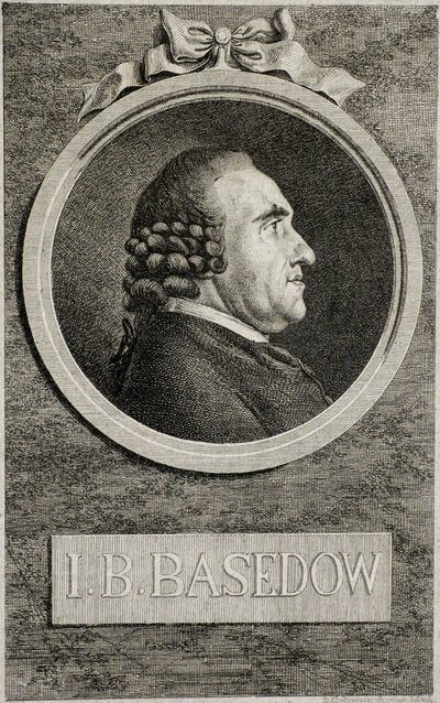 Johann Bernhard Basedow 1724-1790, 1773 de Daniel Nikolaus Chodowiecki