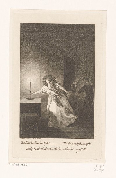 Señora Macbeth de Daniel Nikolaus Chodowiecki