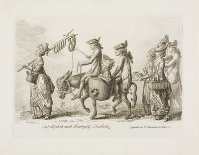 Peregrinación al balneario Französisch Bucholz cerca de Berlín de Daniel Nikolaus Chodowiecki