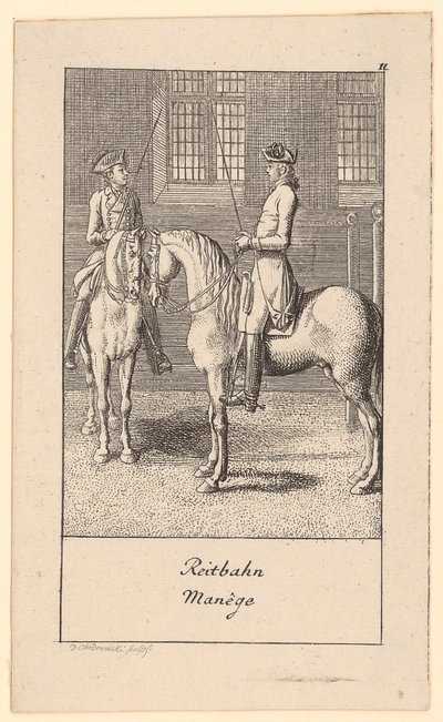 Picadero de Daniel Nikolaus Chodowiecki