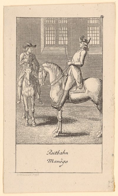 Pista de equitación de Daniel Nikolaus Chodowiecki