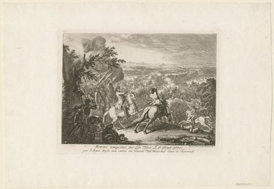 La batalla de Cahul, 1770 de Daniel Nikolaus Chodowiecki
