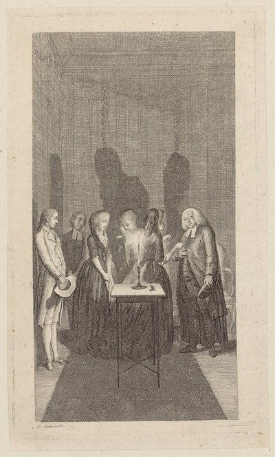 Grabado de portada para «Carl von Carlsberg» de Salzmann, segunda parte de Daniel Nikolaus Chodowiecki