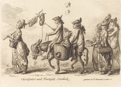 Peregrinación a Bucholz Francés de Daniel Nikolaus Chodowiecki