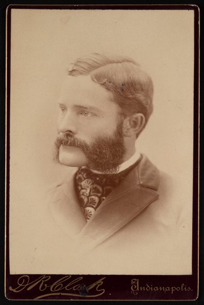 Retrato de Barton Warren Evermann 1853-1932, Antes de 1900 de Daniel R Clark