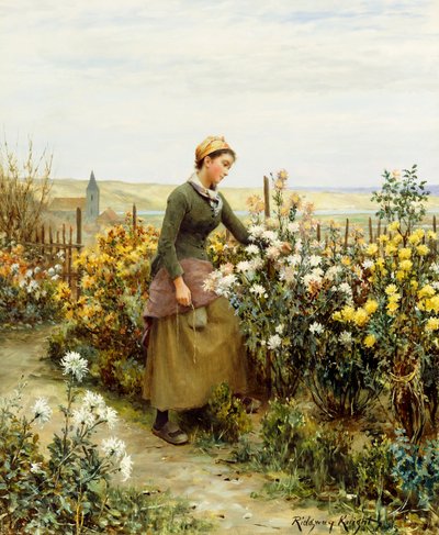 La hija del jardinero de Daniel Ridgway Knight