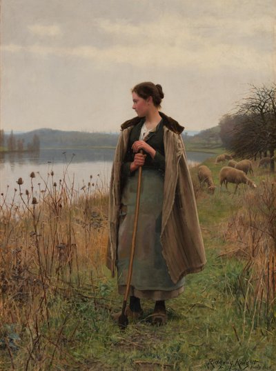 La pastora de Rolleboise de Daniel Ridgway Knight