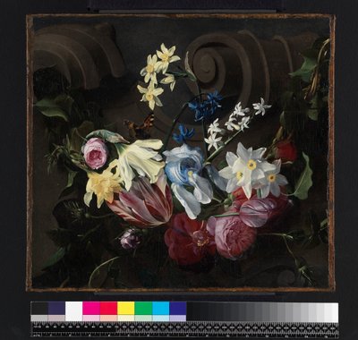 Guirnalda de flores, antes de 1661 de Daniel Seghers