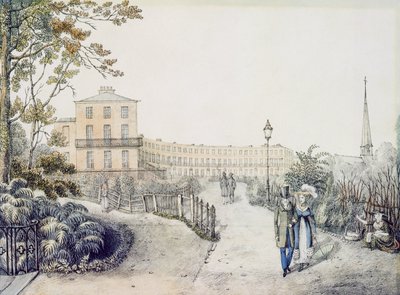El Crescent, Cheltenham, 1821 de Daniel Thomas Egerton
