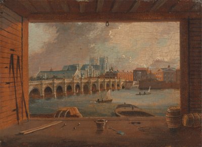 Vista del puente de Westminster de Daniel Turner