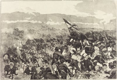 Batalla de Plevna. El 30 de julio, Ataque de las Alturas, 1883-1890 de Daniel Urrabieta Vierge