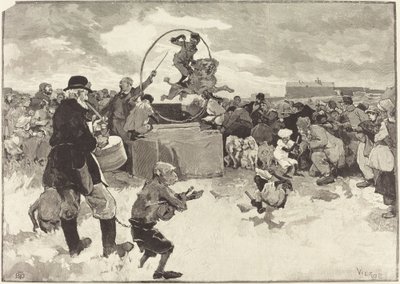 Los perros sabios, 1883 de Daniel Urrabieta Vierge