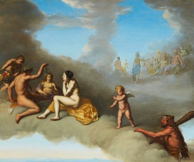Asamblea de los Dioses con la Apoteosis de Hércules de Daniel Vertangen