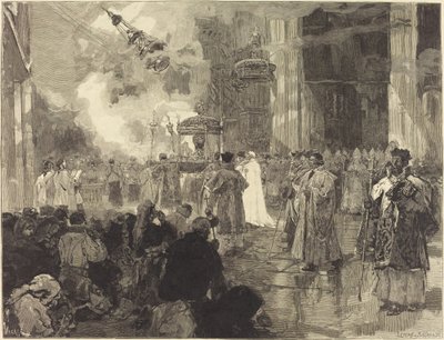 Las Fiestas de Santiago de Compostela: La Procesión de las Reliquias de Daniel Vierge