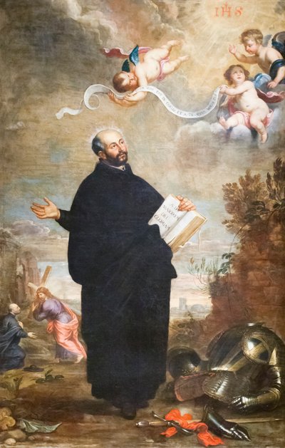 San Ignacio de Loyola (óleo sobre lienzo) de Daniel & Wildens Jan (1586 1653) Seghers