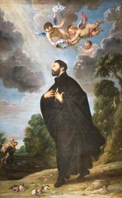 San Francisco Javier, retablo (óleo sobre lienzo) de Daniel & Wildens Jan (1586 1653) Seghers