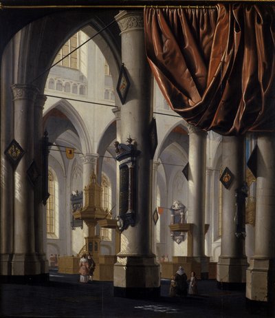 La nueva iglesia en Delft de Daniel de Blieck