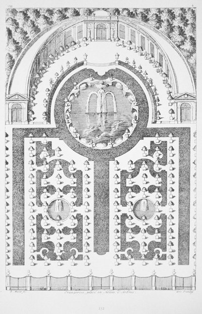 Una Orangerie de Daniel the Elder Marot