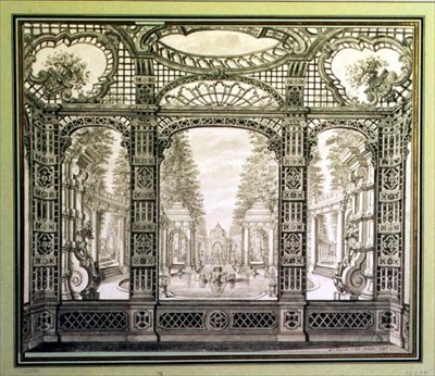 Estudio para un mural decorativo de Daniel the Younger Marot