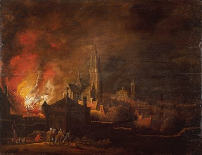 Incendio de Amberes de Daniel van Heil