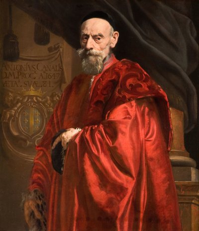 Retrato de Antonio Canal, 1647 de Daniel van den Dyck