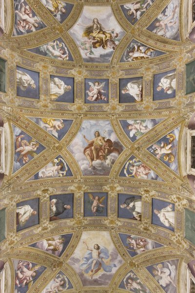 Bóveda de la nave central, Iglesia de S. Maria Assunta, 1629 de Daniele Crespi