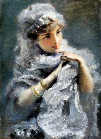 La joven inglesa, 1886 de Daniele Ranzoni