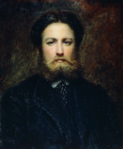 Retrato de un joven, de Daniele Ranzoni (1843-1889), óleo sobre lienzo. de Danielle Ranzoni