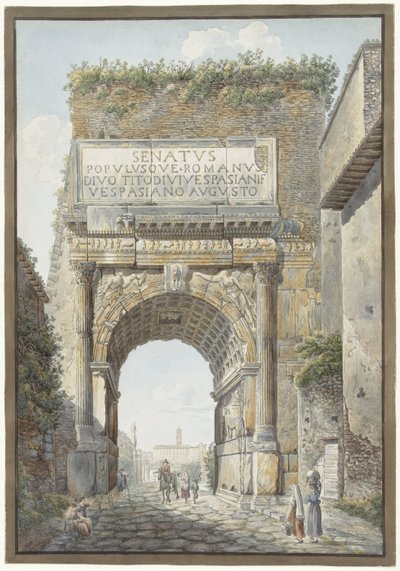 El Arco de Tito en el Foro Romano de Daniël Dupré