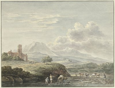Paisaje italiano de Daniël Dupré