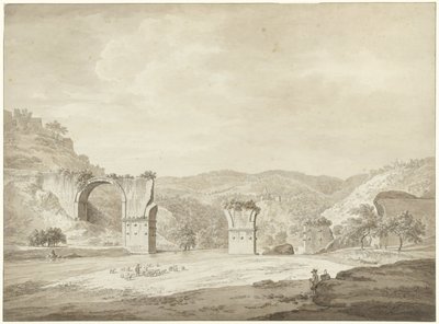 Ruinas del Puente de Augusto en Narni, Italia de Daniël Dupré
