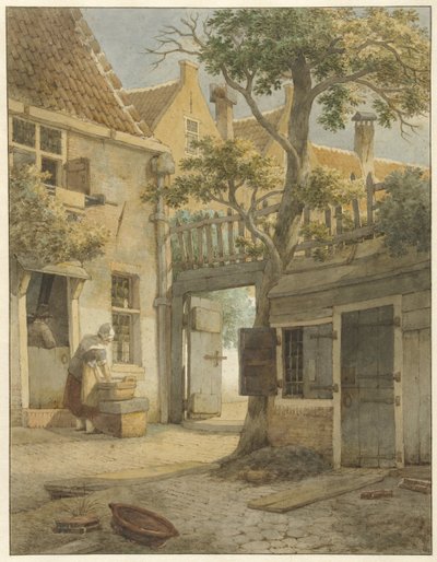 Patio de un patio en Ámsterdam de Daniël Kerkhoff