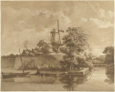 El molino de corredores de Tolsteegpoort en Utrecht de Daniël Kerkhoff