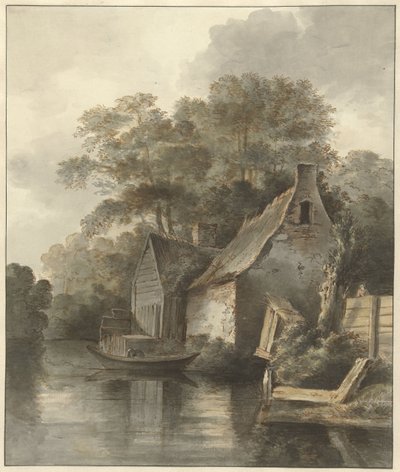 Casas en un canal de Daniël Kerkhoff