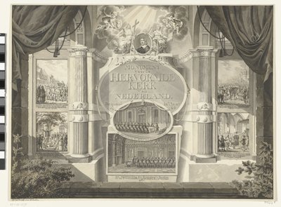 Monumento a la Iglesia Reformada de los Países Bajos, de 1566 Monumento a la Iglesia Reformada de los Países Bajos. Comenzó en el año 1566 (título sobre objeto) de Daniël Kerkhoff