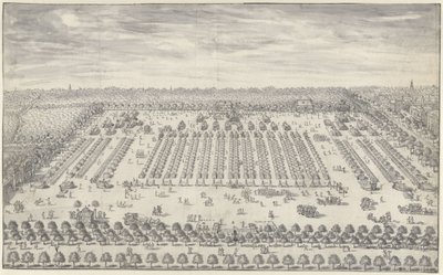 Campamento cerca de La Haya, 1742 de Daniël Marot (II)