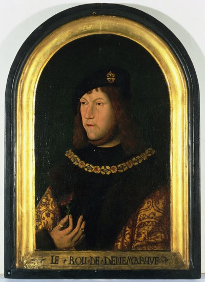 Federico I (1471-1533) Rey de Dinamarca, c.1520 (óleo sobre tabla) de Danish School