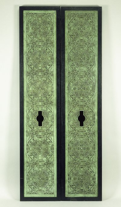 Dos Paneles de Ascensor, 1894-1895 de Dankmar Adler