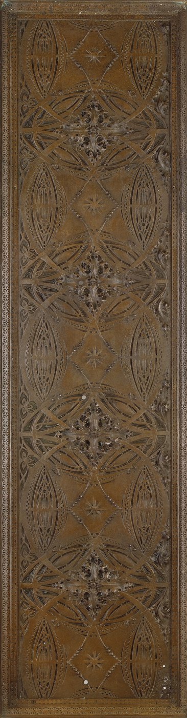 Un friso con motivos botánicos estilizados con borde de follaje clásico, c.1893 de Dankmar and Sullivan Louis Adler