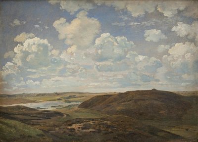 Un paisaje, Tørring, Jutlandia de Dankvart Dreyer