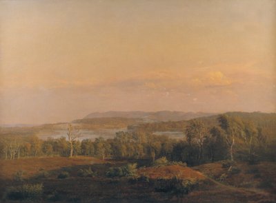 Vista hacia Himmelbjerget, Jutlandia. Tarde de Dankvart Dreyer
