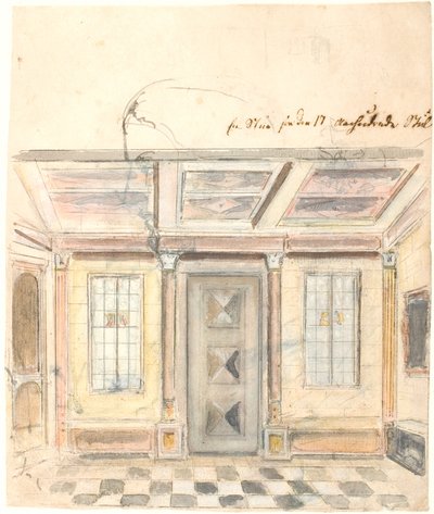 Una sala del estilo del siglo XVII de Dankvart Dreyer