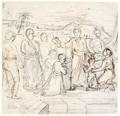 Cristo bendiciendo a los niños de Dankvart Dreyer