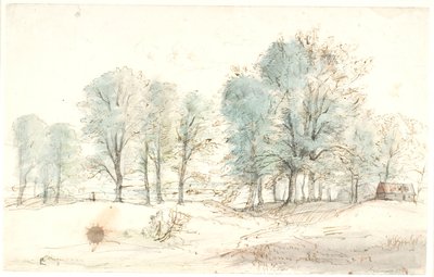 Paisaje en Fredensborg de Dankvart Dreyer