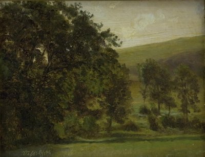 Árboles en Vissenbjerg, Funen de Dankvart Dreyer