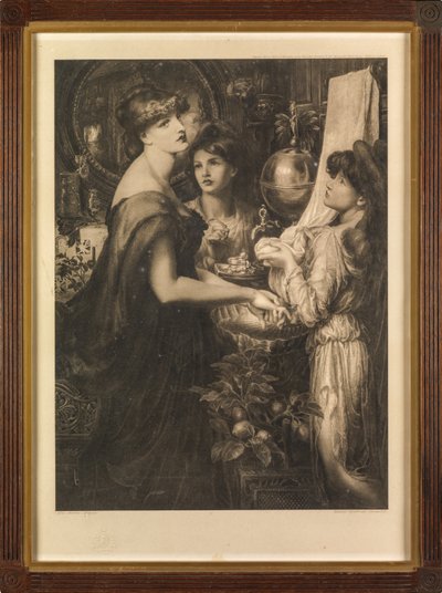 La Bella Mano de Dante Gabriel (after) Rossetti
