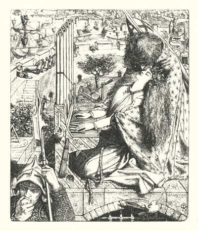 El Palacio del Arte de Dante Gabriel (after) Rossetti