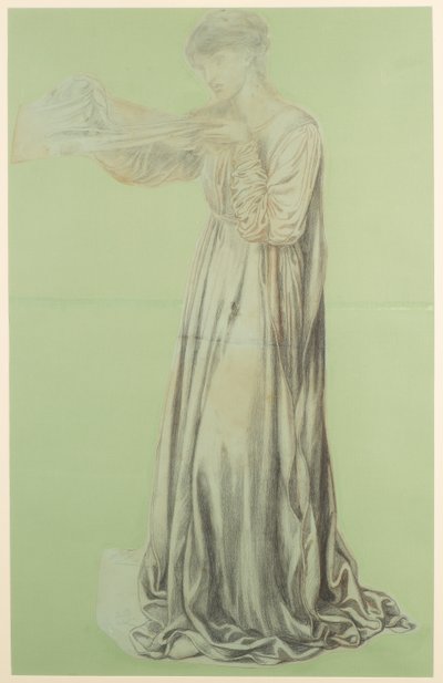 Un estudio para el sueño de Dante de Dante Gabriel Charles Rossetti