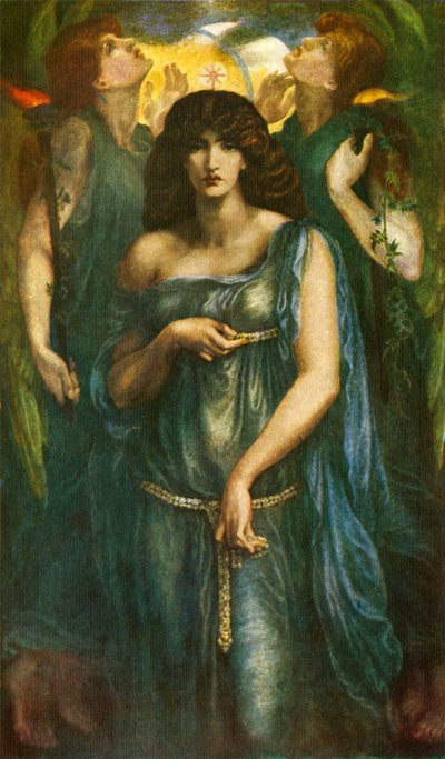 Astarté Siria de Dante Gabriel Charles Rossetti